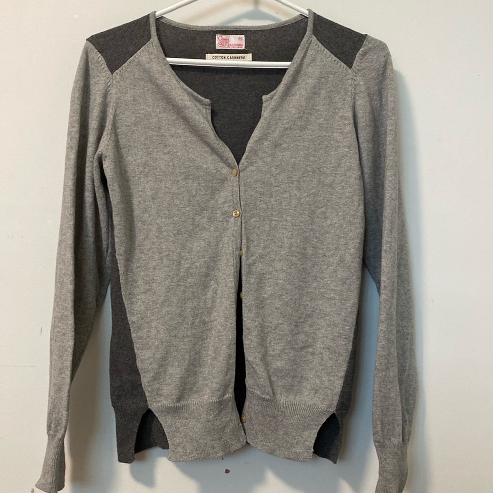 Cotton Cashmere Cardigan,Coen Easy Chic, size Medium. Good used condition